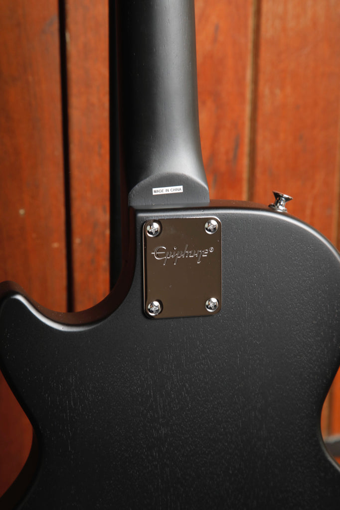 Epiphone Les Paul Special Satin E1 Vintage Worn Ebony Electric Guitar