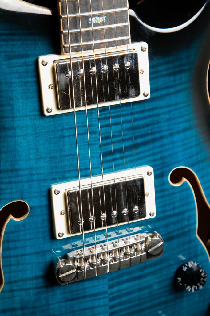 PRS Paul Reed Smith SE Hollowbody II Peacock Blue Electric Guitar 2020 Pre-Owned