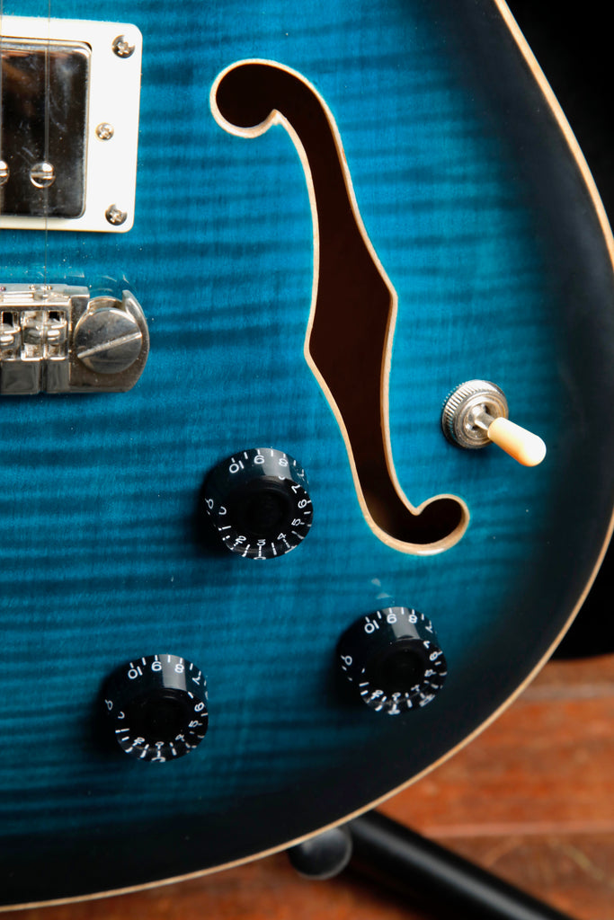 PRS Paul Reed Smith SE Hollowbody II Peacock Blue Electric Guitar 2020 Pre-Owned