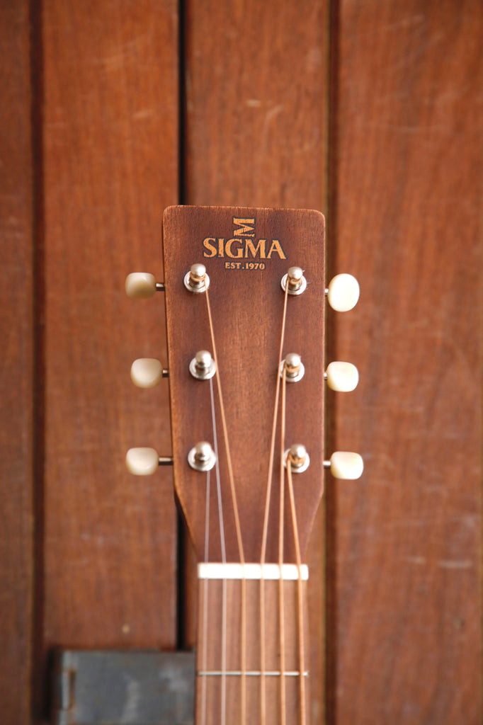 Sigma 000M-15-EL-Aged Mahogany Orchestra Model Acoustic-Electric Guitar