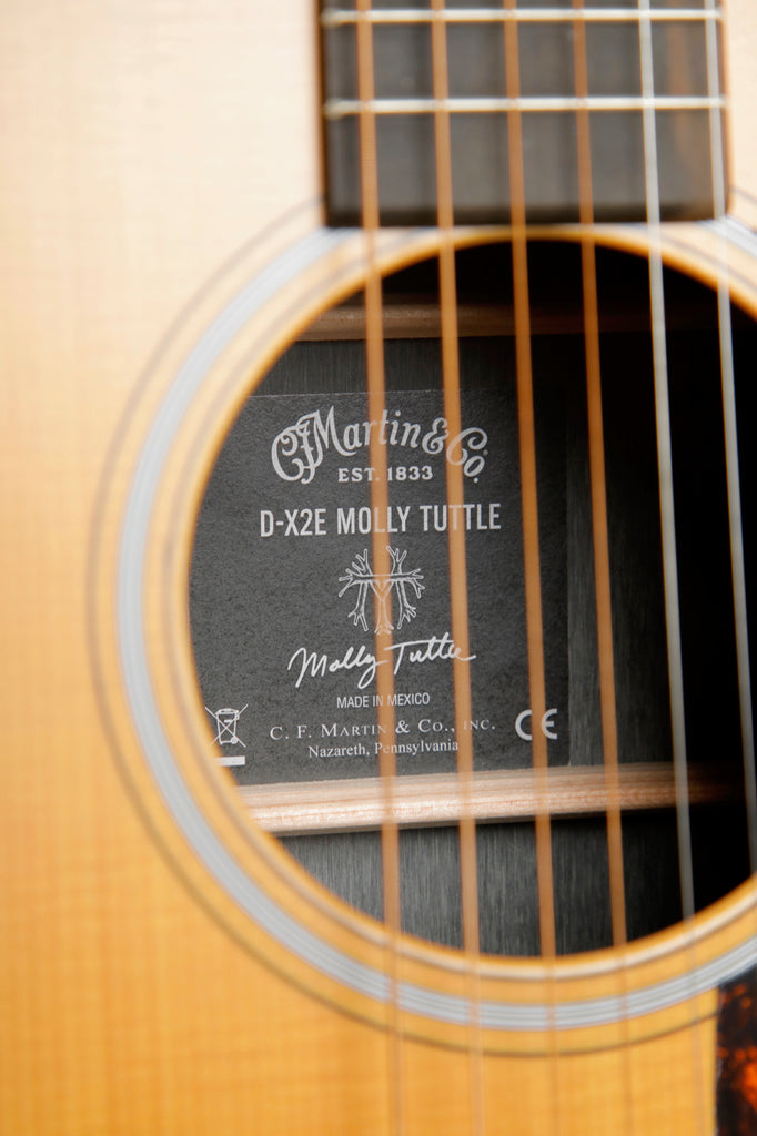 Martin D-X2E Molly Tuttle Dreadnought Acoustic-Electric Guitar