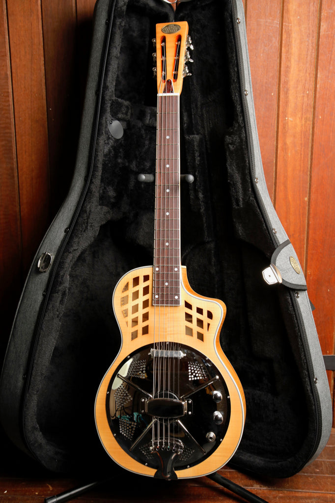 Bourbon Street BSR-LSA-FM-E Louisiana Resonator Acoustic-Electric Guitar