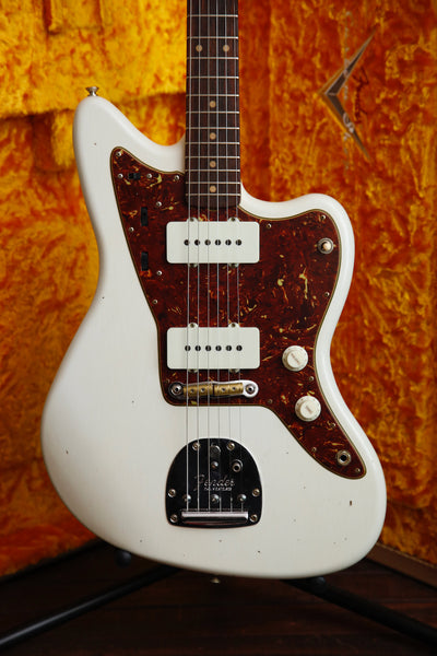 Fender Custom Shop 1962 Jazzmaster Journeyman Aged Olympic White Electric Guitar