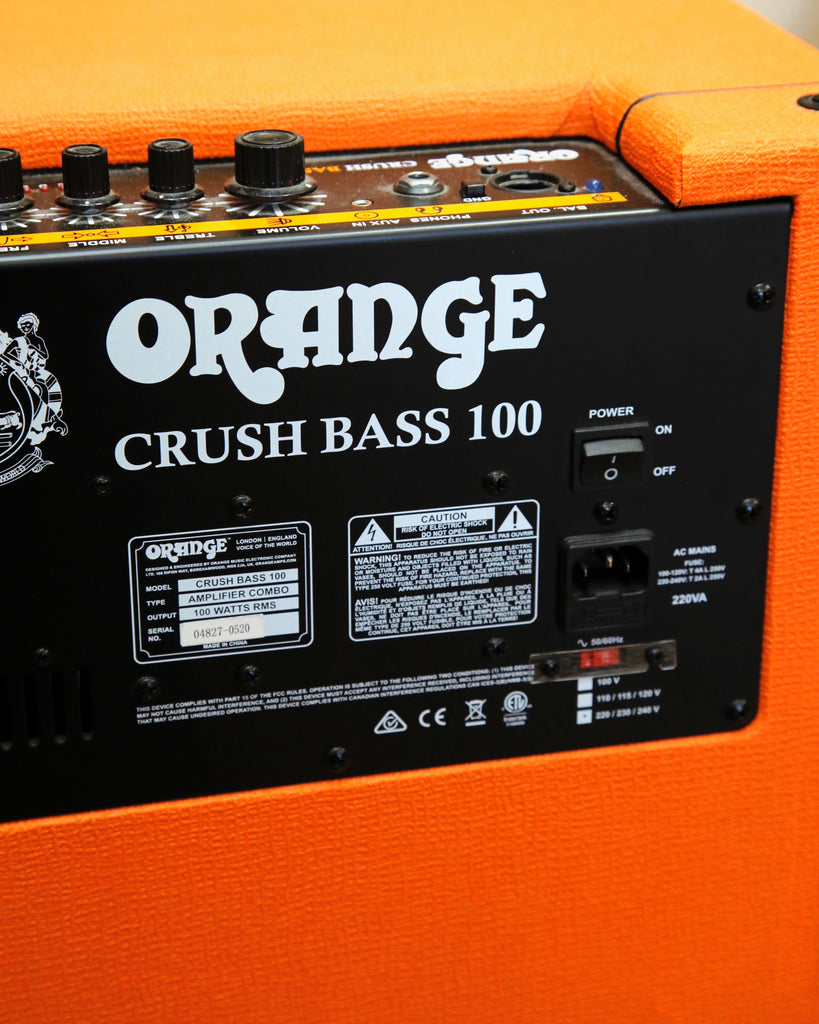 Orange Crush Bass 100 Bass Combo Amplifier Pre-Owned
