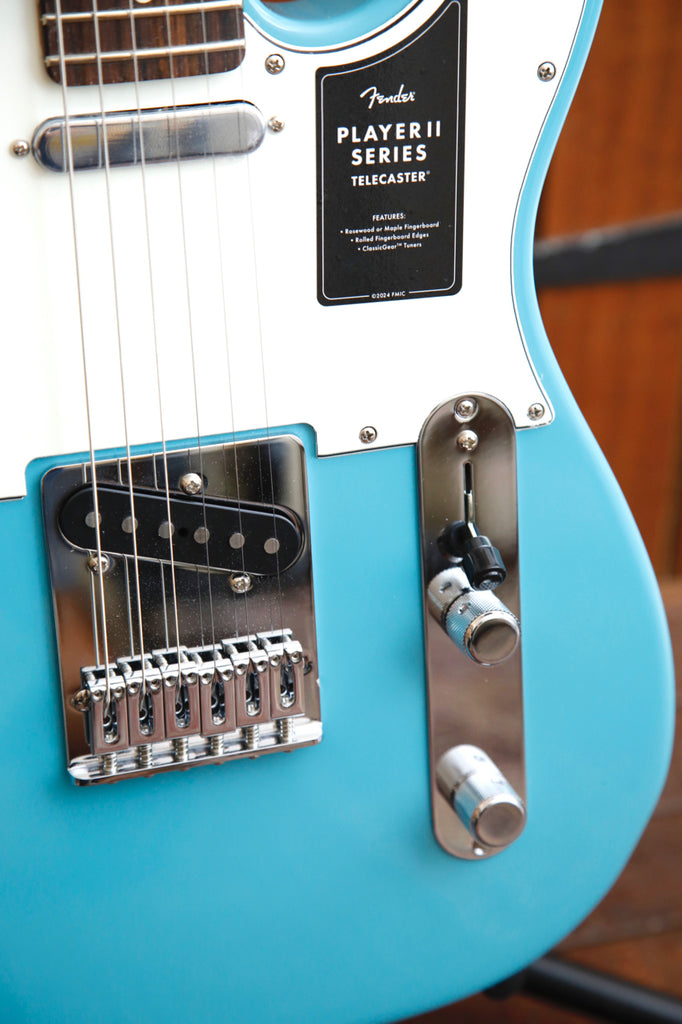 Fender Player II Telecaster Aquatone Blue Electric Guitar