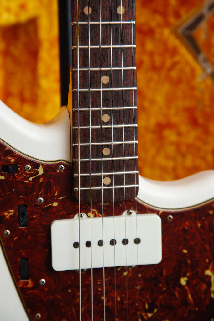 Fender Custom Shop 1962 Jazzmaster Journeyman Aged Olympic White Electric Guitar