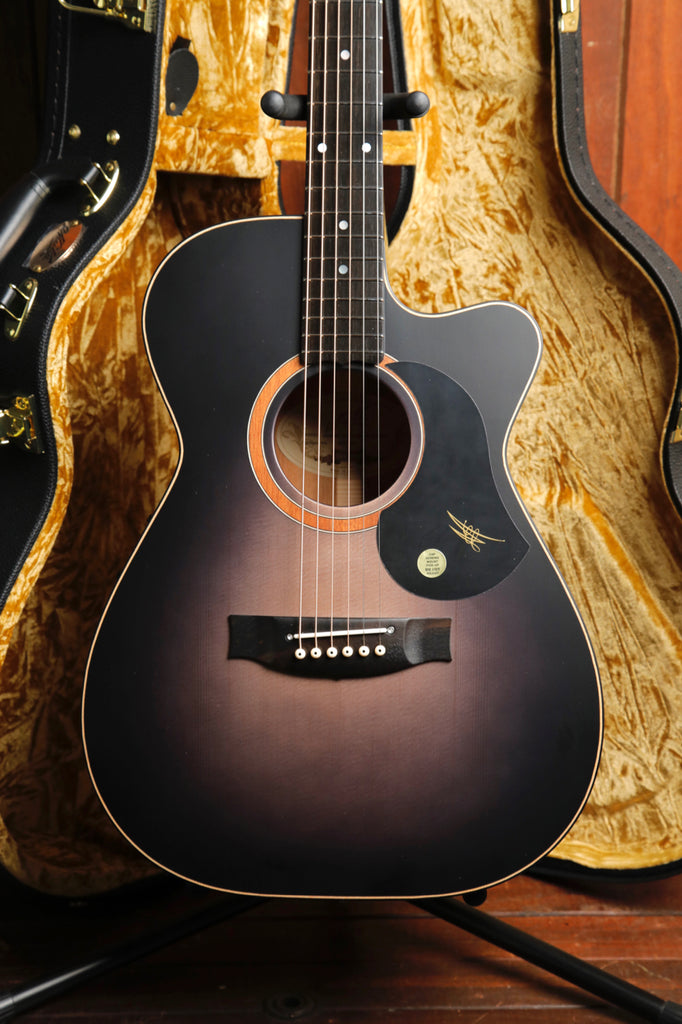 Maton SRS808C Solid Road Series Ghost Black Acoustic-Electric Guitar