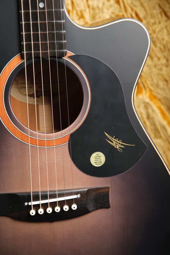 Maton SRS808C Solid Road Series Ghost Black Acoustic-Electric Guitar