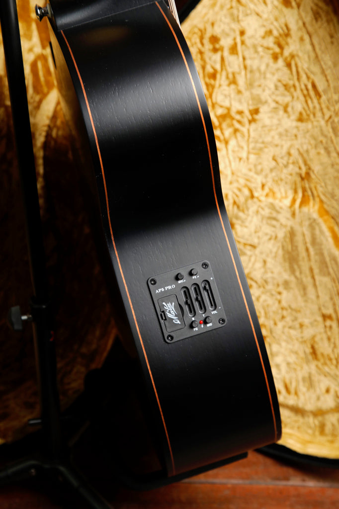 Maton SRS808C Solid Road Series Ghost Black Acoustic-Electric Guitar