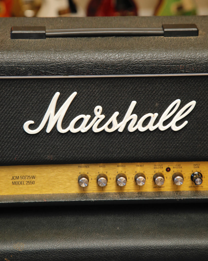 Marshall JCM 25/50 2550 Jubilee 2-Channel 50-Watt Guitar Valve Amplifier Head 1988 Pre-Owned