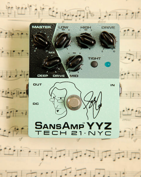 Tech 21 Sansamp YYZ Geddy Lee Signature Pedal Pre-Owned
