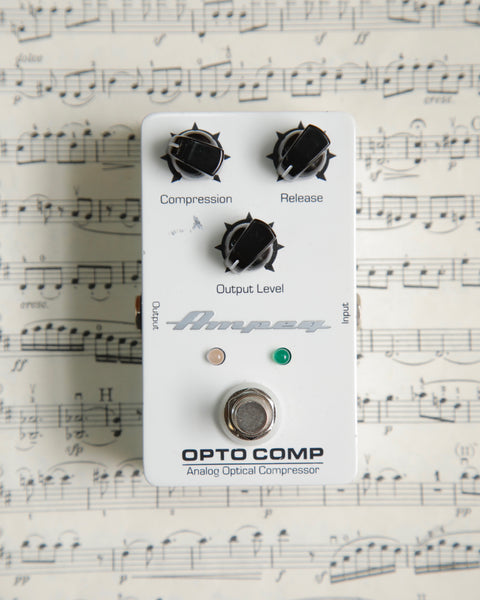 Ampeg Opto Comp Analog Optical Compressor Pedal Pre-Owned