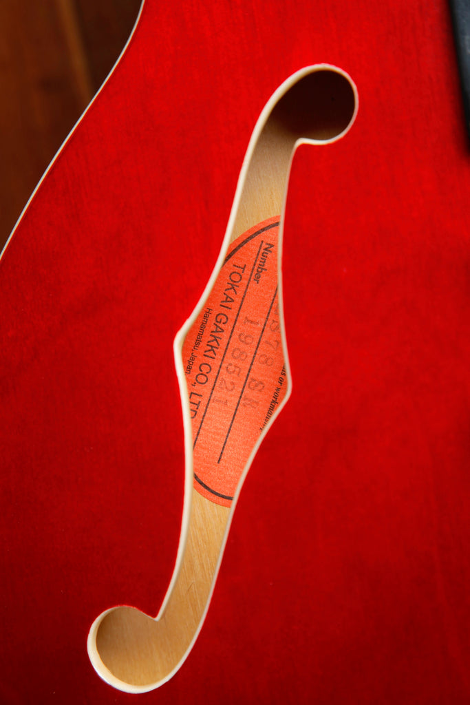 Tokai ES-78 Semi-Hollow Transparent Cherry Electric Guitar Pre-Owned