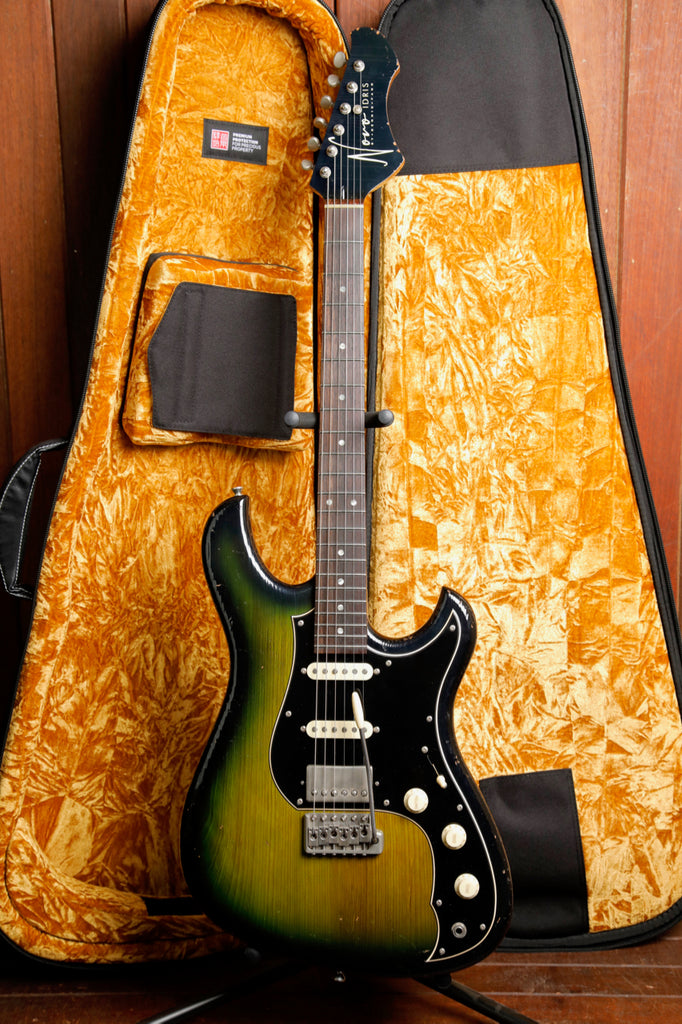 Novo Idris HSS Cat's Eye Burst Electric Guitar