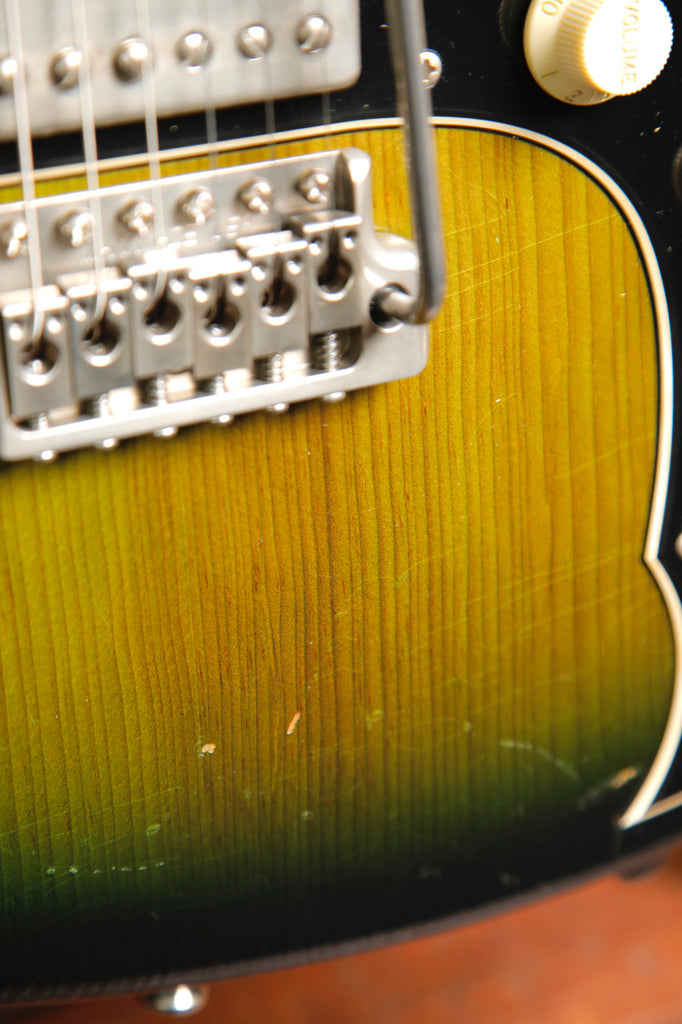 Novo Idris HSS Cat's Eye Burst Electric Guitar