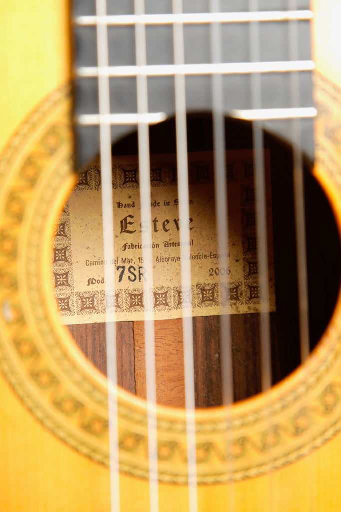 Esteve 7SR Classical Nylon String Guitar Made in Spain 2006 Pre-Owned