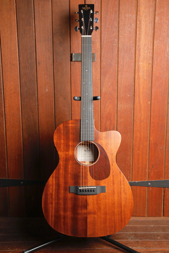 Sigma 000MC-15E Mahogany Acoustic-Electric Guitar