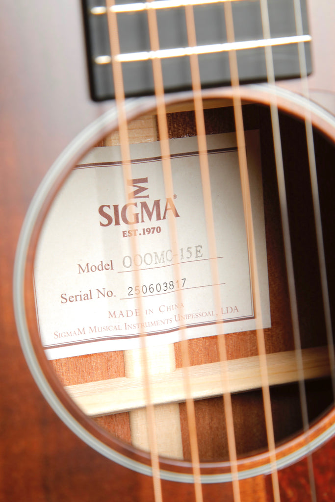Sigma 000MC-15E Mahogany Acoustic-Electric Guitar