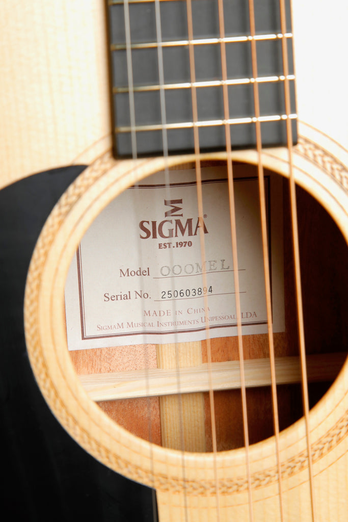 Sigma 000ME-L Left Handed Acoustic-Electric Guitar