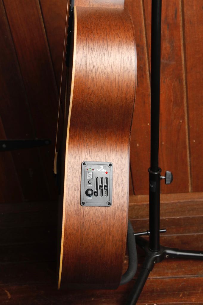 Sigma 000ME-L Left Handed Acoustic-Electric Guitar