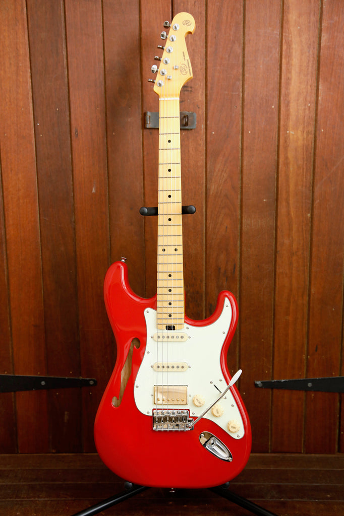 SX SEA1PHRCR Semi-Hollow Vintage Style Electric Guitar Rosso Corsa Red Pre-Owned