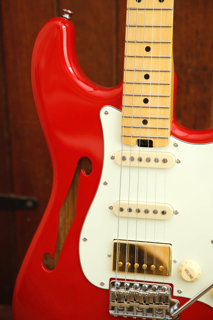 SX SEA1PHRCR Semi-Hollow Vintage Style Electric Guitar Rosso Corsa Red Pre-Owned