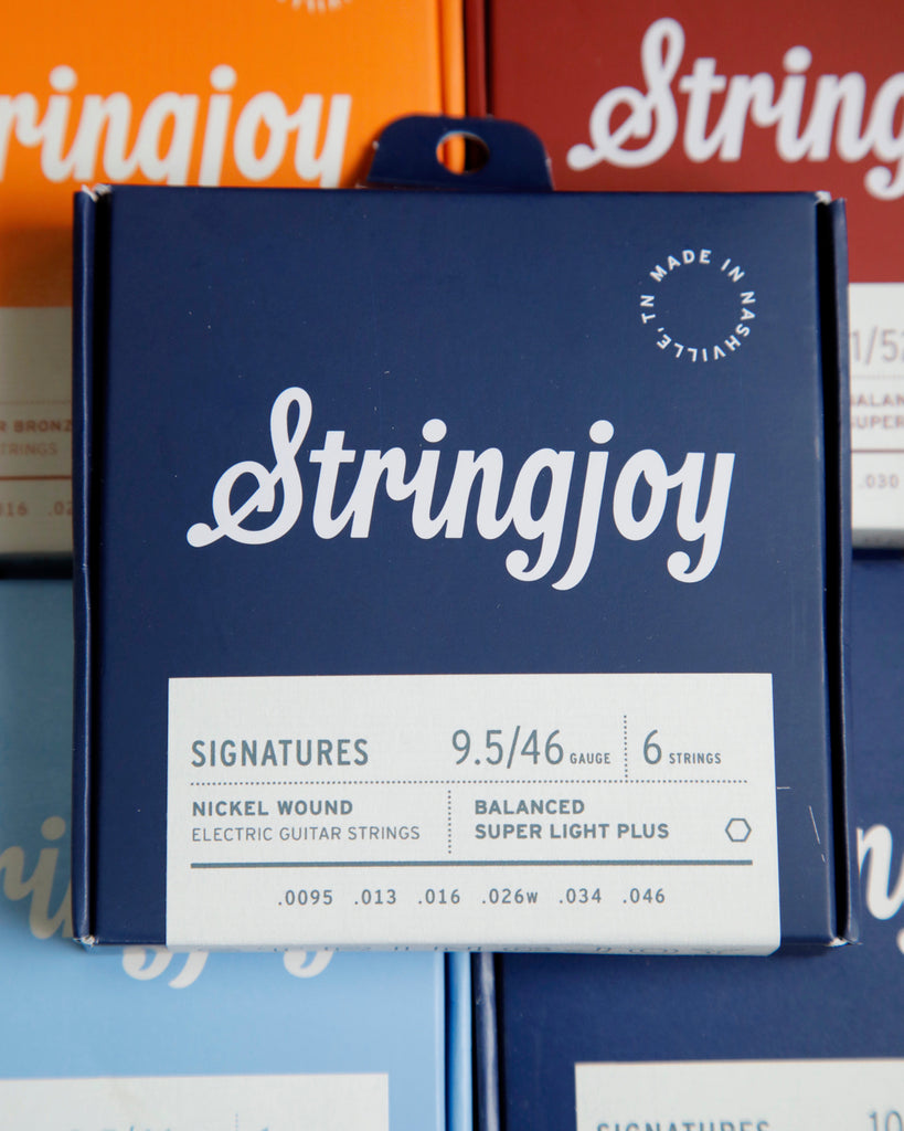 Stringjoy Signatures Balanced Super Light Plus Gauge (9.5-46) Nickel Wound Electric Guitar Strings
