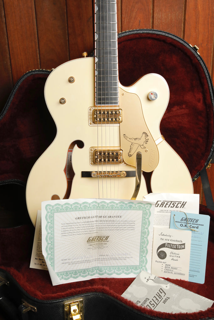 Gretsch G6136T-LTV White Falcon Hollowbody Electric Guitar 2010 Pre-Owned