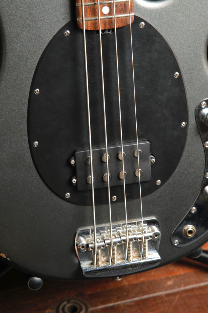 Ernie Ball Music Man Sub Bass Textured Graphite Bass Guitar 2005 Pre-Owned