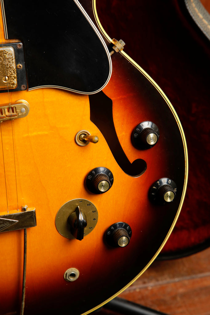Gibson ES-345 Stereo 1979 Vintage Sunburst Semi-Hollow Electric Guitar Pre-Owned
