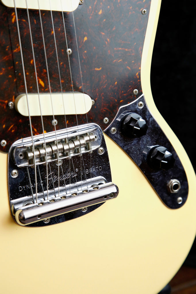 Fender Japan Mustang MG-69 Vintage White Electric Guitar 2005 Pre-Owned