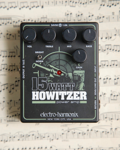 Electro-Harmonix 15Watt Howitzer Guitar Amp/Preamp Pedal Pre-Owned