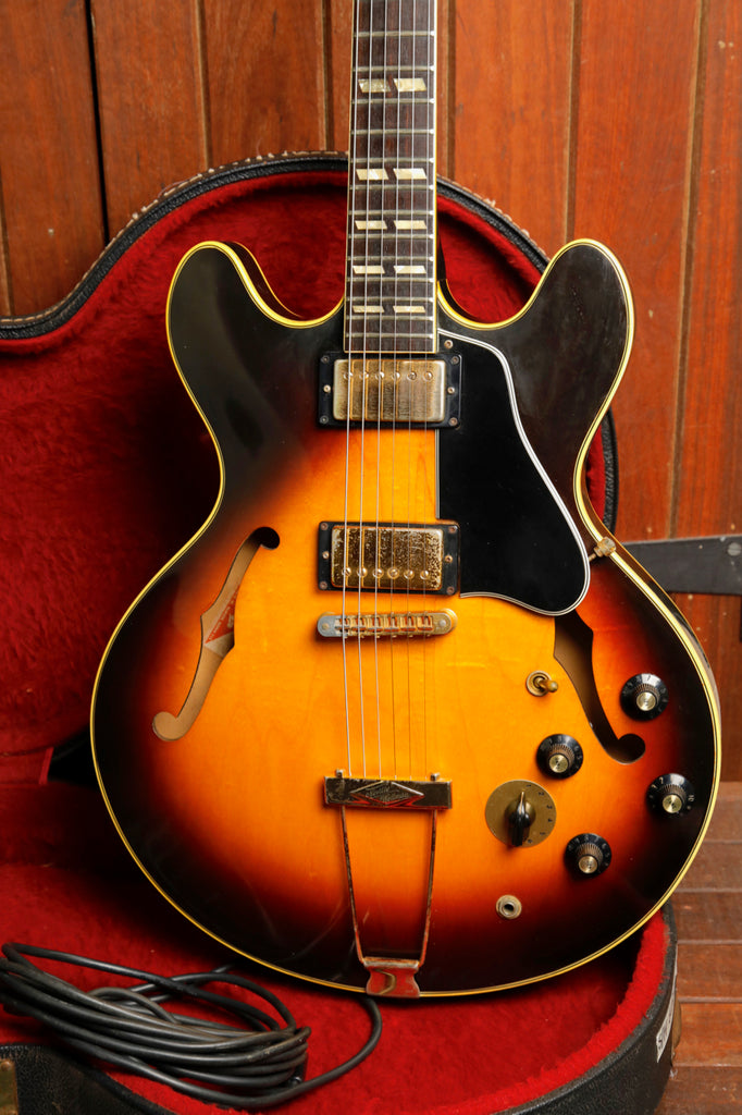 Gibson ES-345 Stereo 1979 Vintage Sunburst Semi-Hollow Electric Guitar Pre-Owned