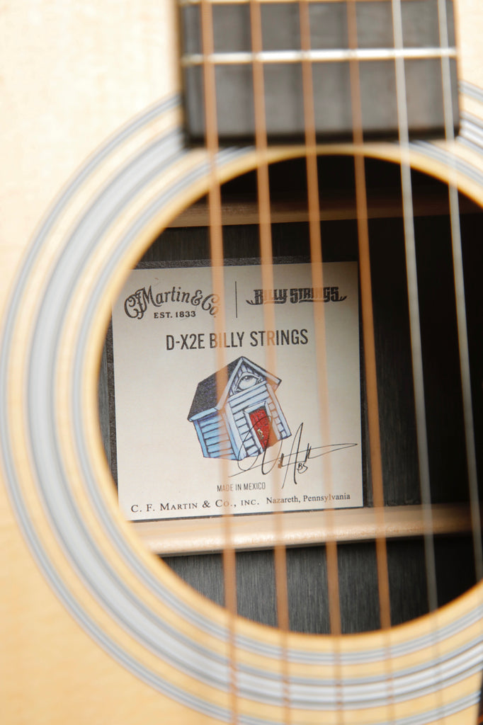 Martin D-X2E Billy Strings Dreadnought Acoustic-Electric Guitar