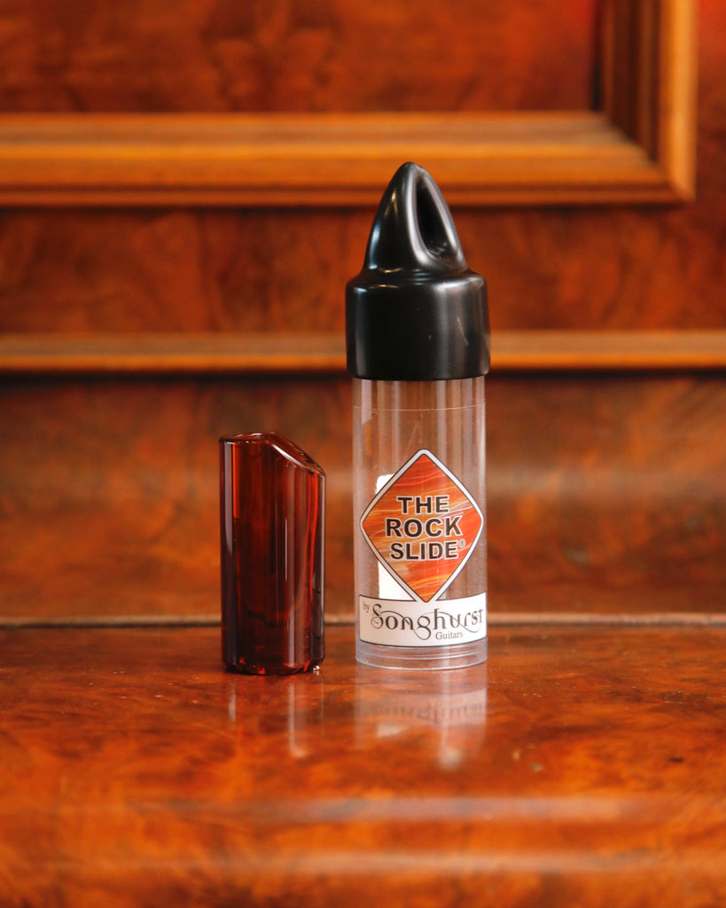 The Rock Slide - Moulded Amber Glass - Medium