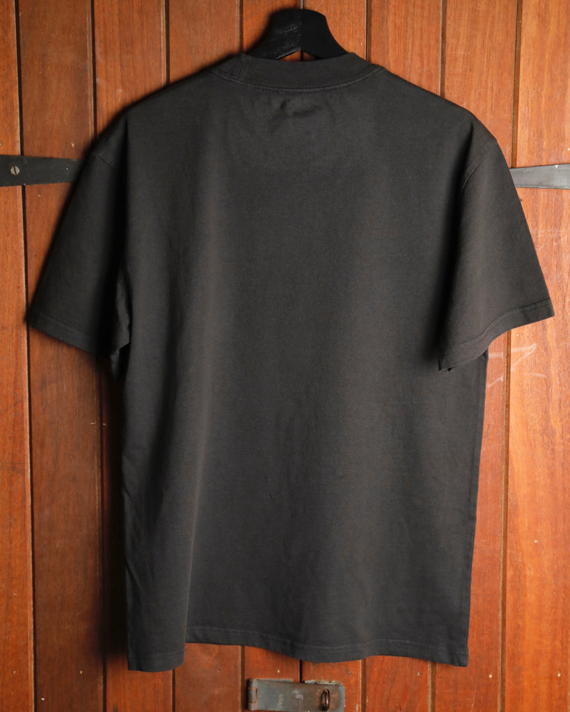 The Rock Inn "Rick-Inn-Backer" T-Shirt - Faded Black/Red
