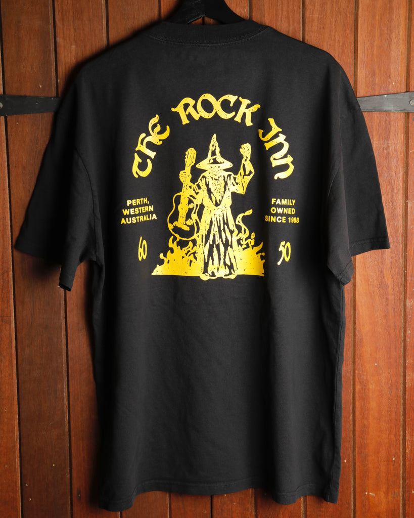 The Rock Inn "Wizard Of Rock" T-Shirt - Double Sided Print