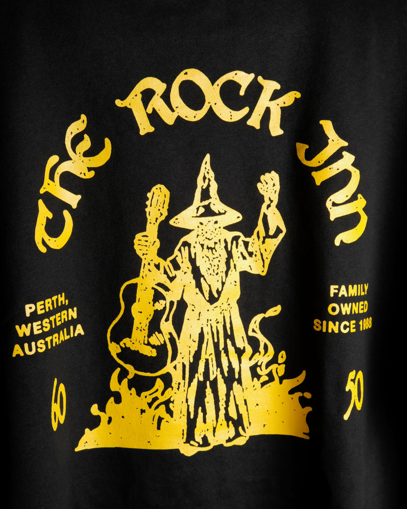 The Rock Inn "Wizard Of Rock" T-Shirt - Double Sided Print