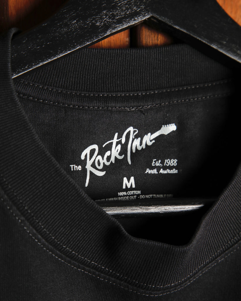 The Rock Inn "Poly Chorus" T-Shirt - Faded Black