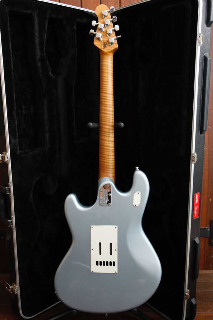 Ernie Ball Music Man StingRay RS Firemist Silver Electric Guitar 2019 Pre-Owned