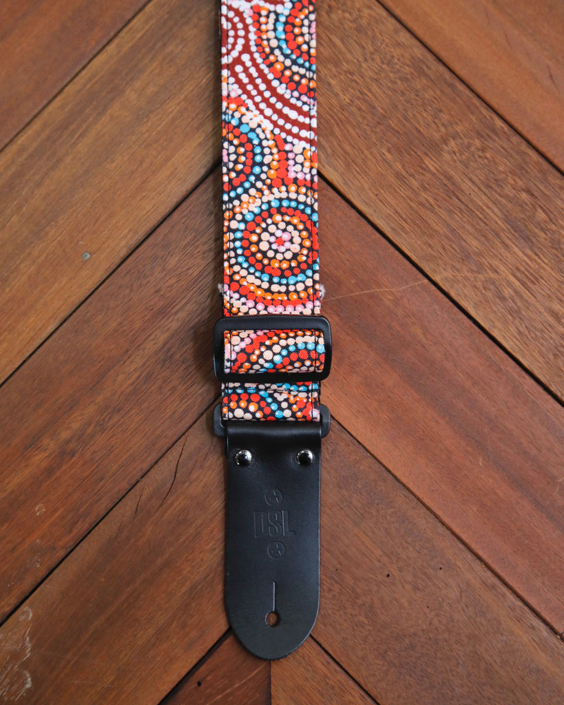 DSL Indigenous Art Series 2" Guitar Straps - Made in Aus