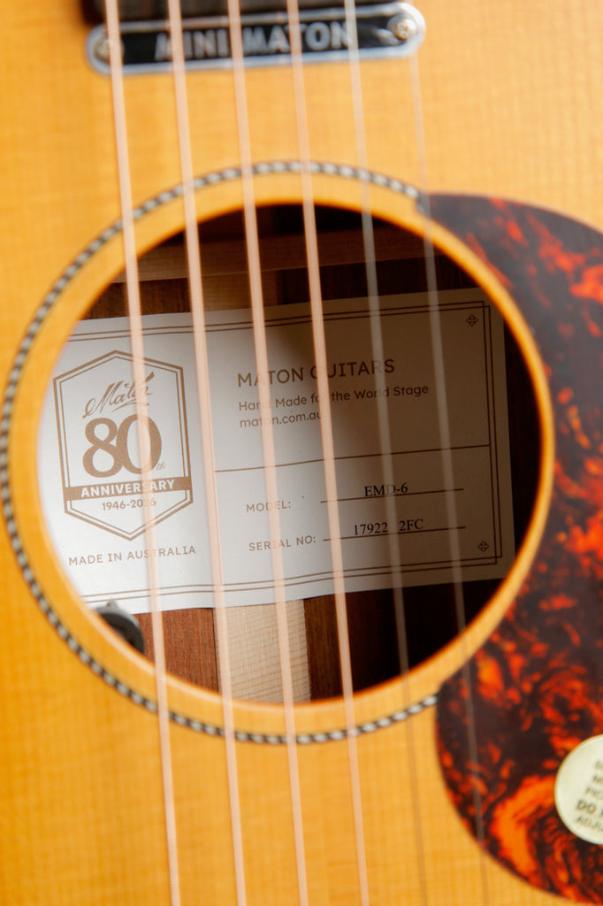 Maton EMD-6 Diesel Mini Maton Acoustic-Electric Guitar