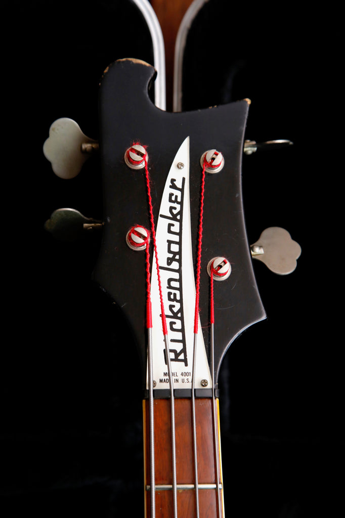 Rickenbacker 4001 Bass Guitar Jetglo Vintage 1974 Pre-Owned