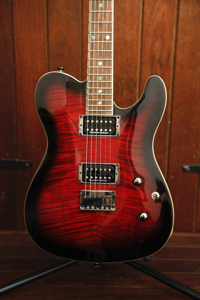 Fender Special Edition Custom Telecaster FMT HH Black Cherry Burst Pre-Owned