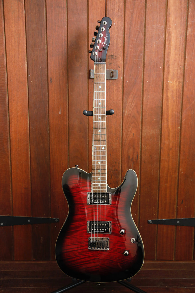 Fender Special Edition Custom Telecaster FMT HH Black Cherry Burst Pre-Owned