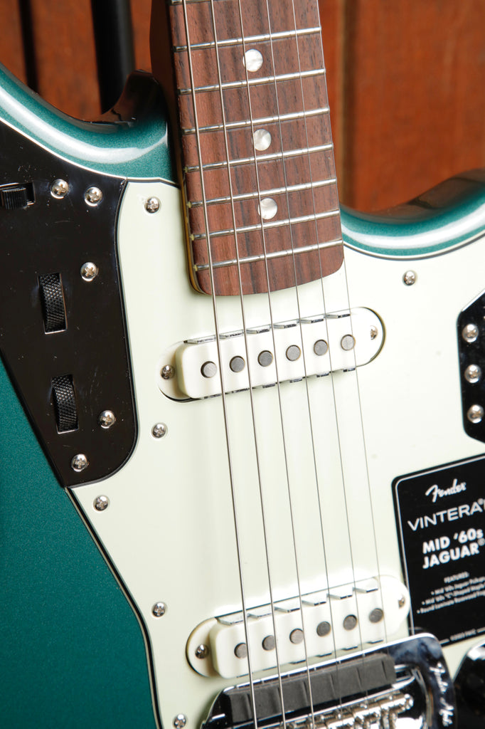 Fender Vintera III Mid '60s Jaguar Sherwood Green Metallic Electric Guitar