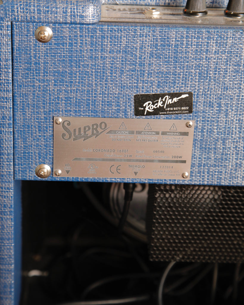 Supro 1690T Coronado 35-Watt 2x10" Valve Combo Amplifier Pre-Owned