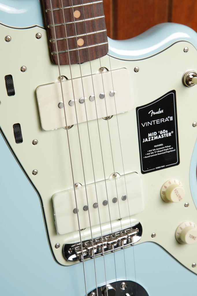 Fender Vintera III Mid '60s Jazzmaster Sonic Blue Electric Guitar