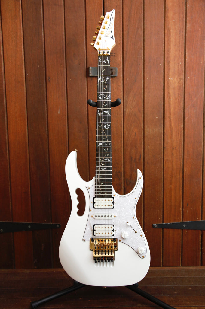 Ibanez Premium JEM7VP Steve Vai Signature Electric Guitar White Pre-Owned