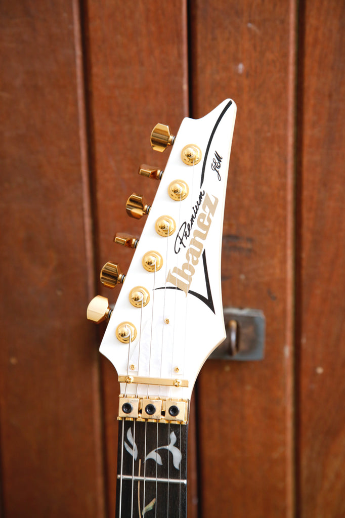 Ibanez Premium JEM7VP Steve Vai Signature Electric Guitar White Pre-Owned